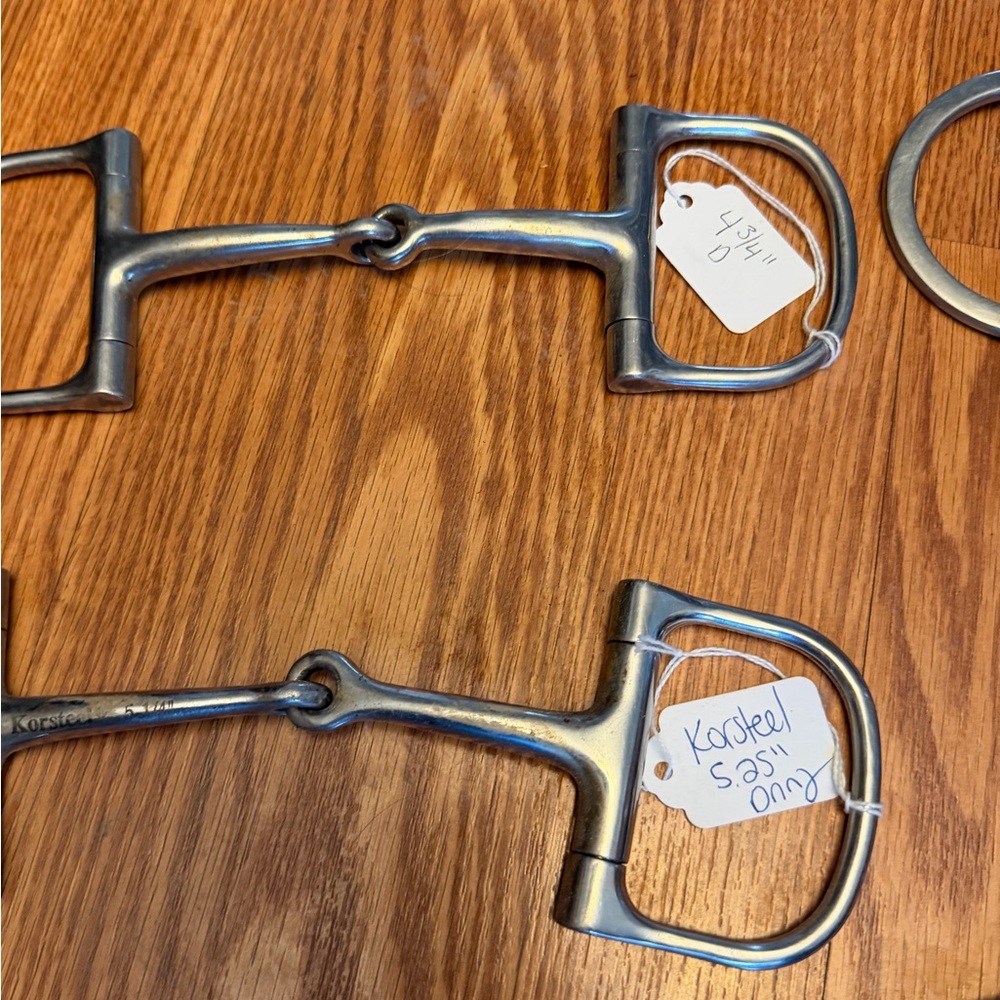 Bundle 6 English snaffle bits - Picture 2 of 3